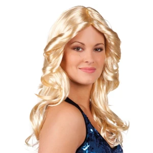 Blond peruk - Endast använd en gång. 