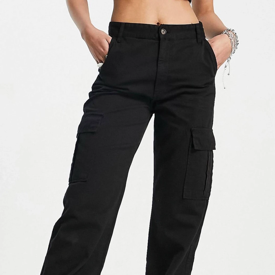 Cargo byxor i svart