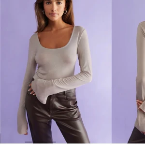 Topp från ginatricot  - Använd en gång köpt förra veckan, men säljer då den är lite för stor för mig. Storlek M men passar nog s också är vanligtvis XS. Den är vit ! Tryck inte på köp nu 