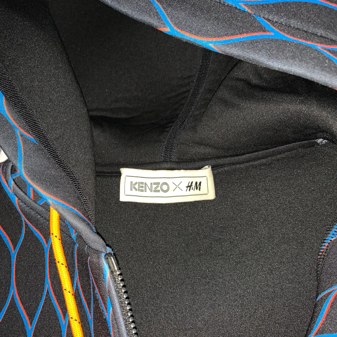 Kenzo/HM hoddie med dragkedja 