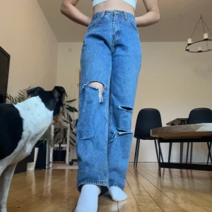 Baggy jeans från SHEIN - Bra skick, bra i längden för mig som är 170 lång