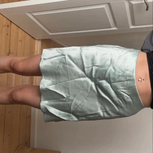 Kjol  - Jätte fin kjol med en orättvis bild på då jag it strykt den men älskar färgen och materialet. Prislapp kvar och bara testad. 