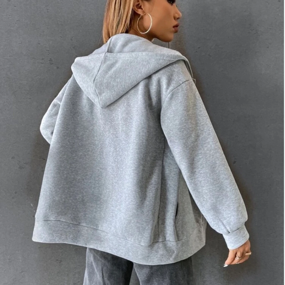 Super skön grå kofta - 1