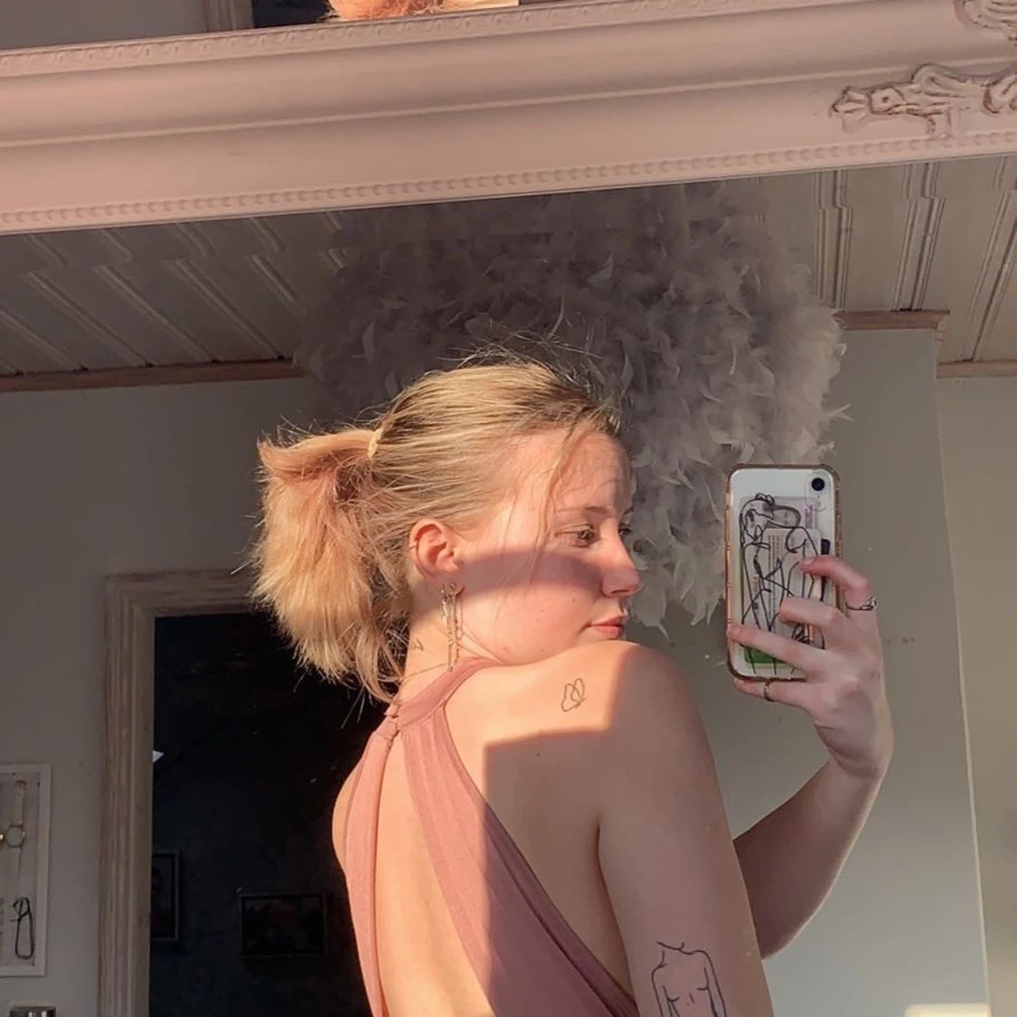 Rosa balklänning, storlek 36 - 90