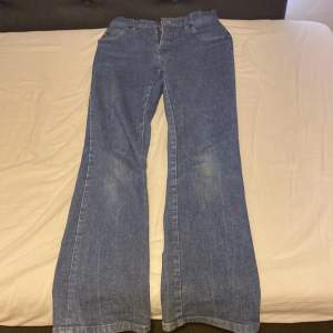 High waist blå jeans