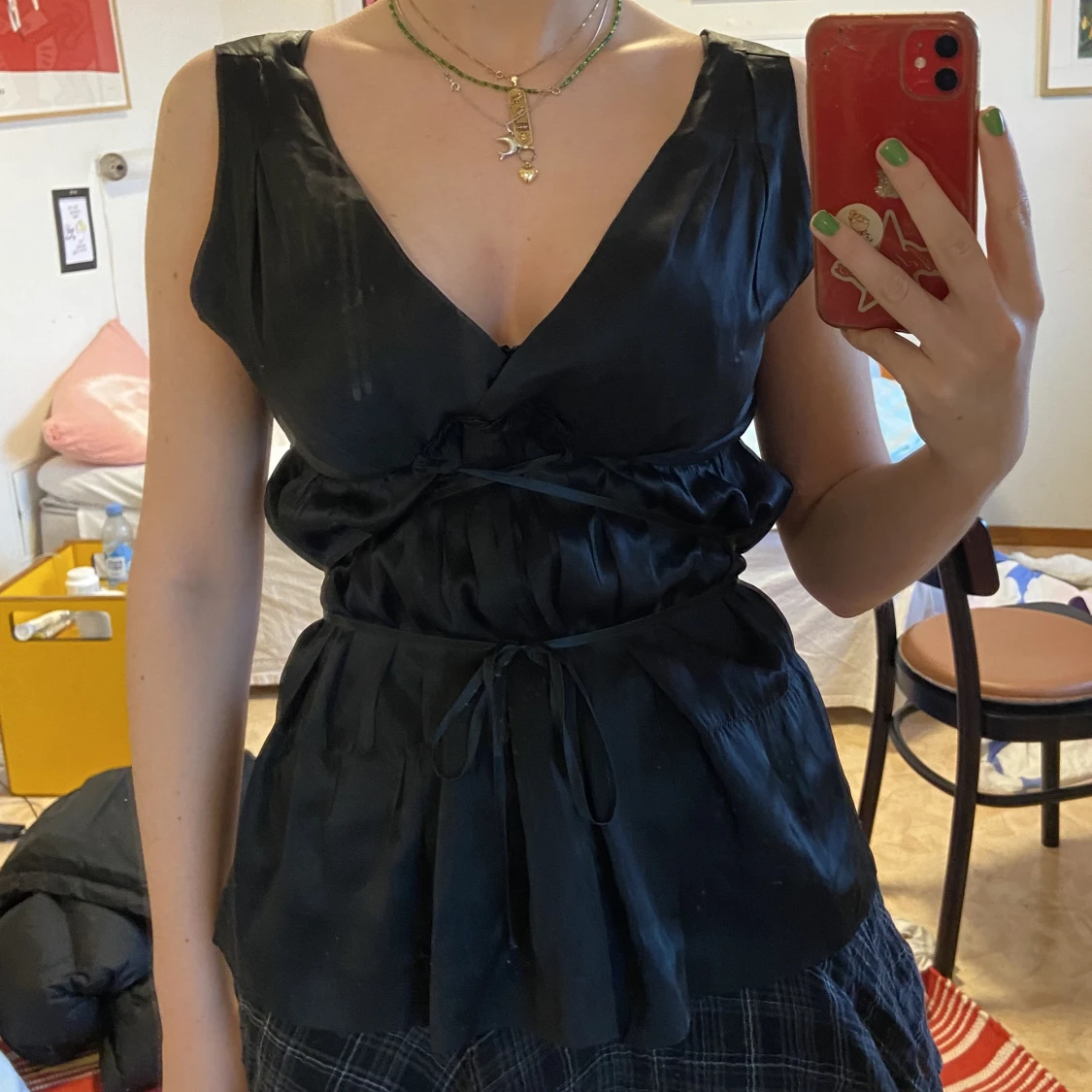 Vintage Miu Miu silkes top