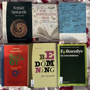 Kurslitteratur för lärare  - Många av böckerna är helt nya och inga markeringar medan några få har. Men i generellt sätt är böckerna i väldigt fint skick! Böckerna varierar från 150 kr och uppåt. Intresserad så hör av dig 