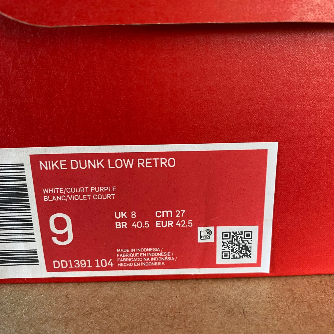 Nike Dunk Court Purple - 91