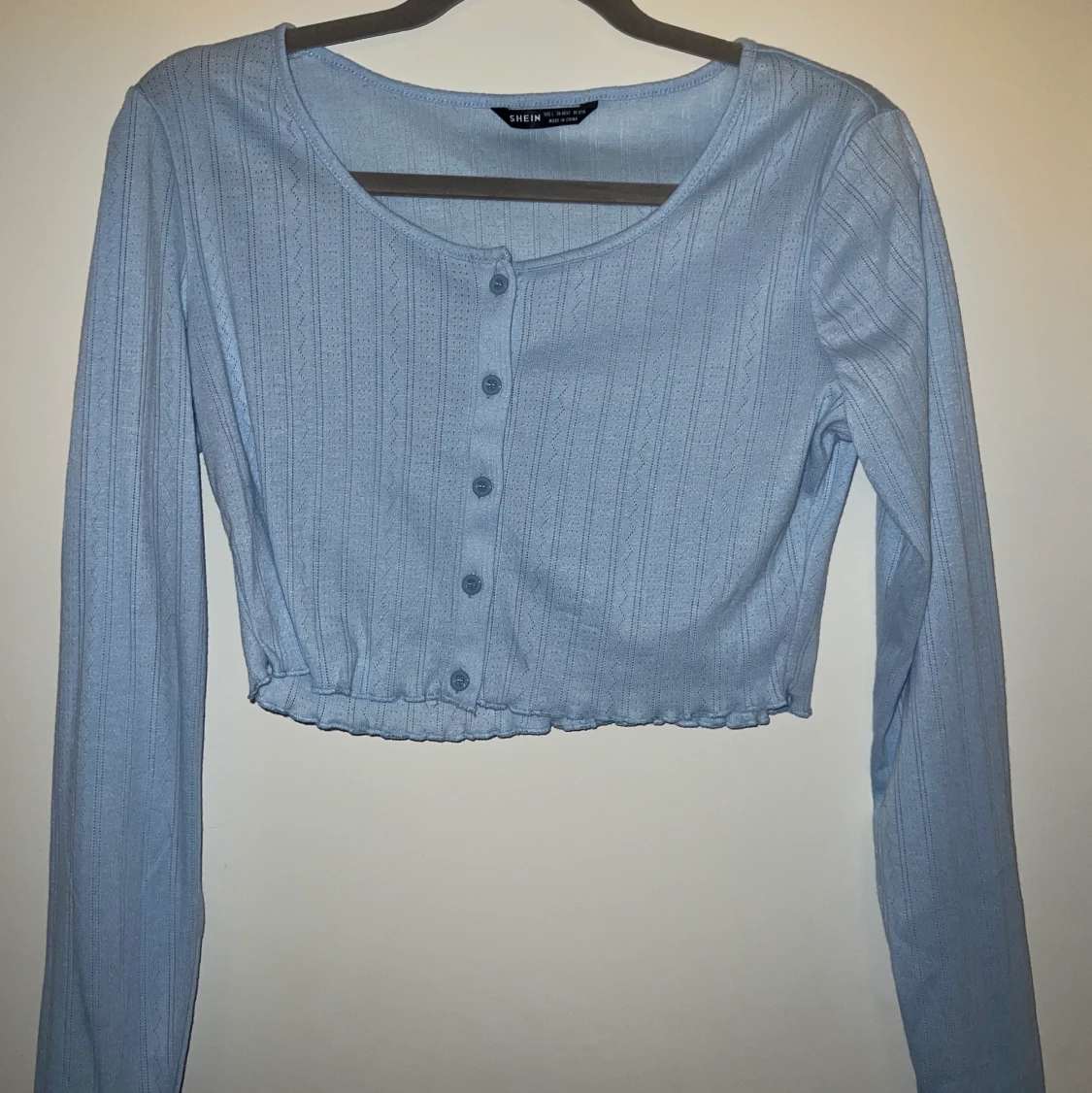 Tunn blå kofta - 90