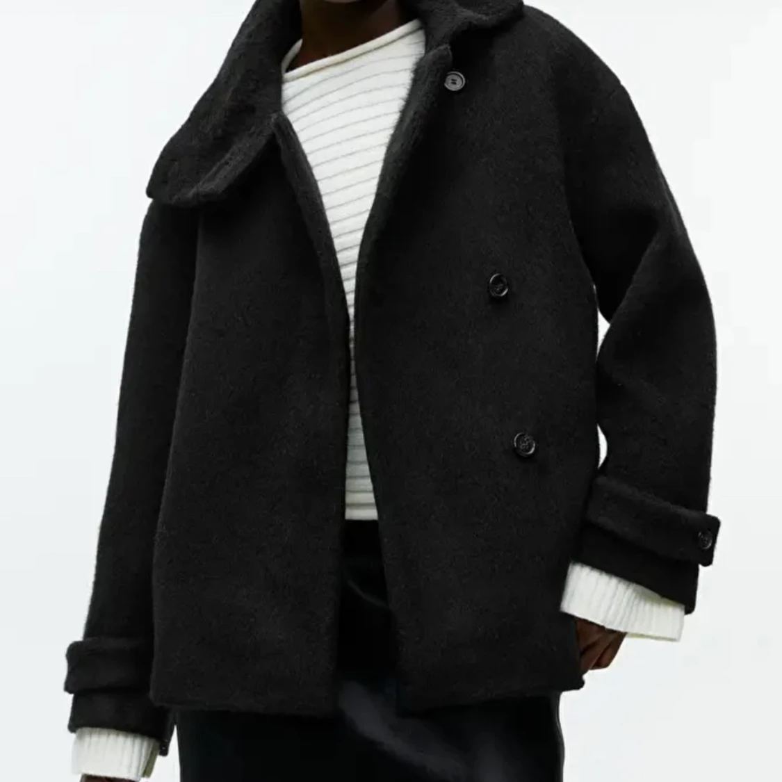 ARKET fuzzy wool jacket