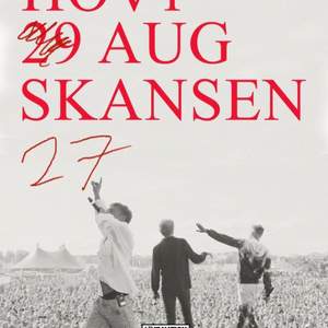Säljer en biljett till hov1s konsert på Skansen den 27:e, nu på lördag! Biljetten är digital så den skickas på mejl!