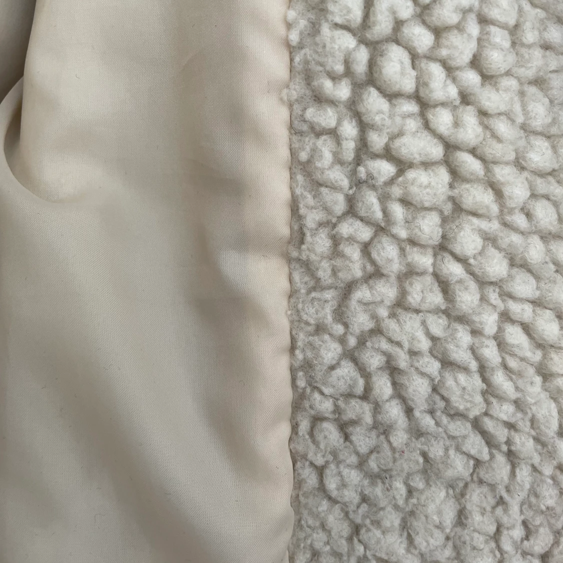 Beige teddy bear jacka/kappa - 91