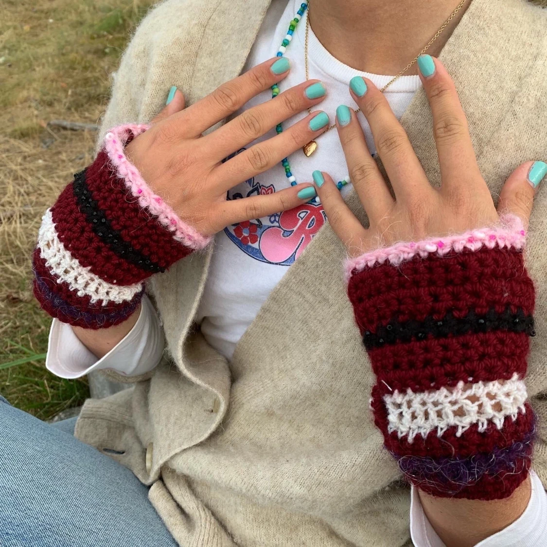 HOMEMADE WRIST WARMERS