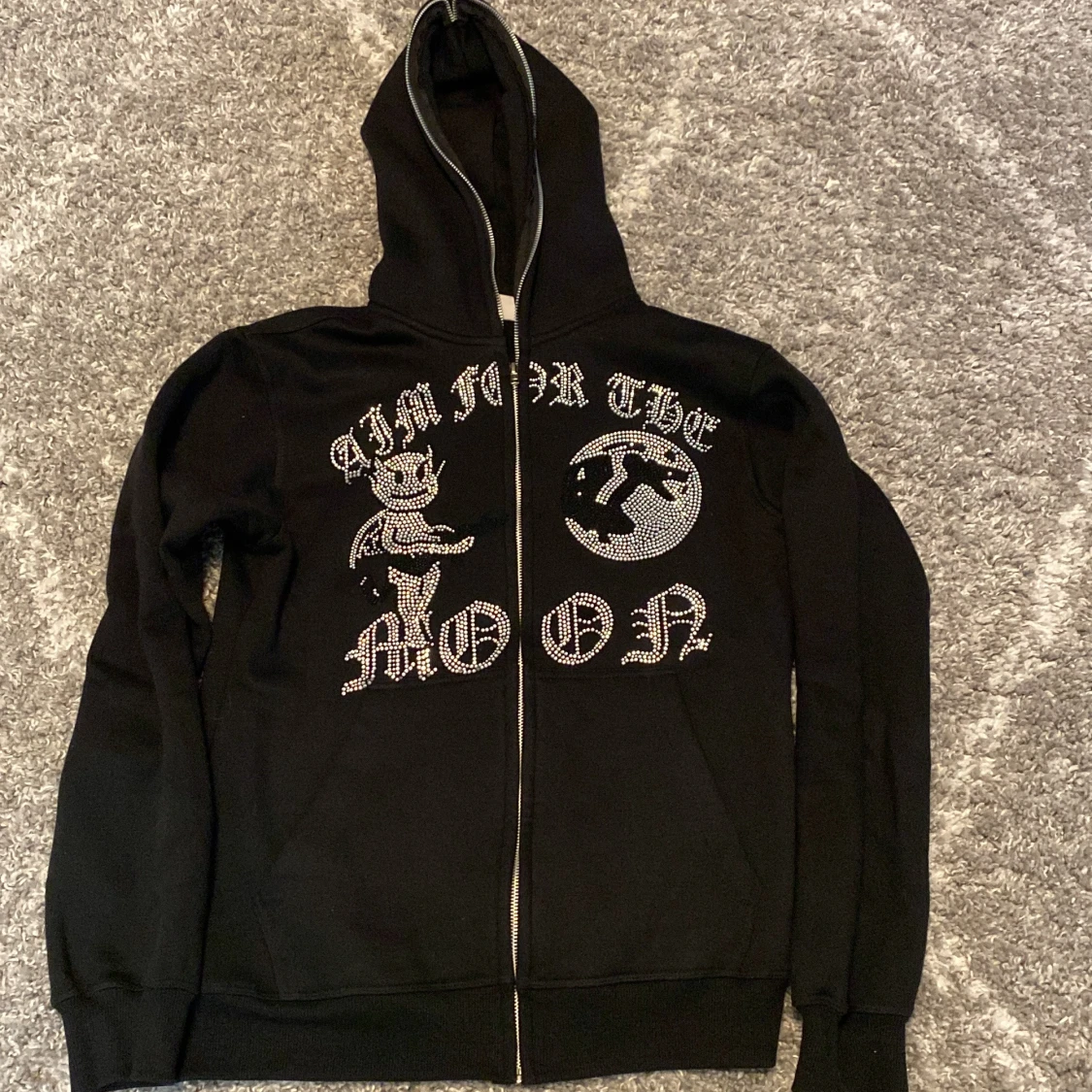 Aim for the moon full zip hoodie