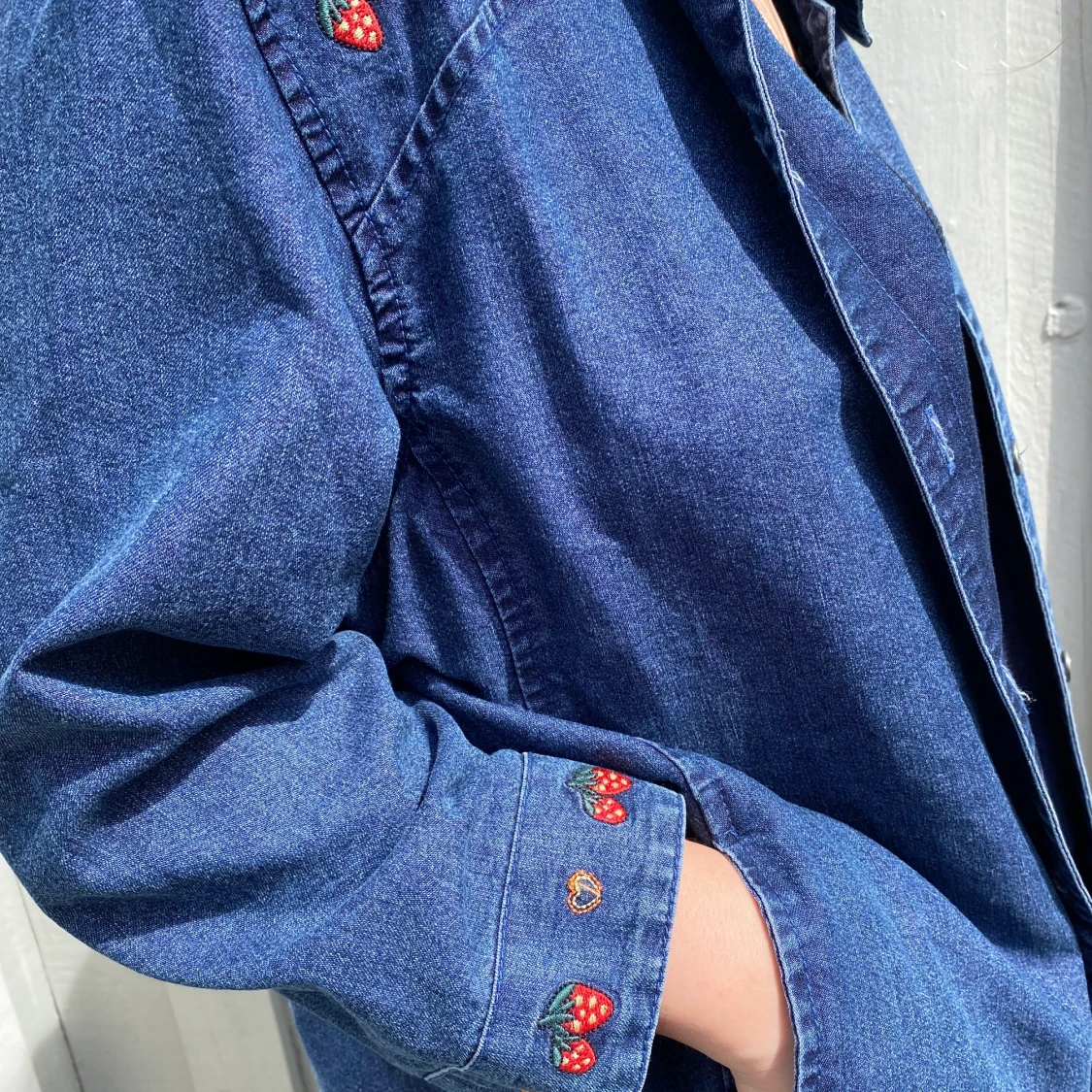 Jeansjacka / skjorta  - 90