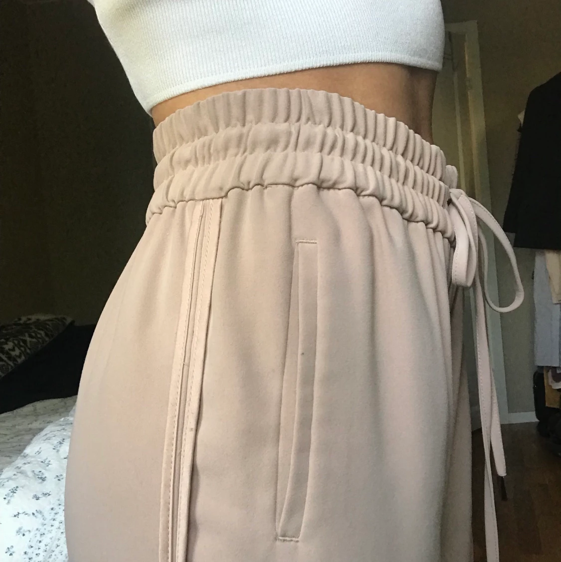 Zara dusty pink byxor