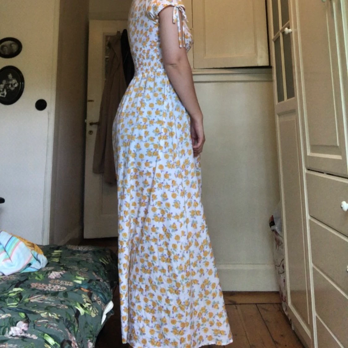 Blommig långklänning  - 90