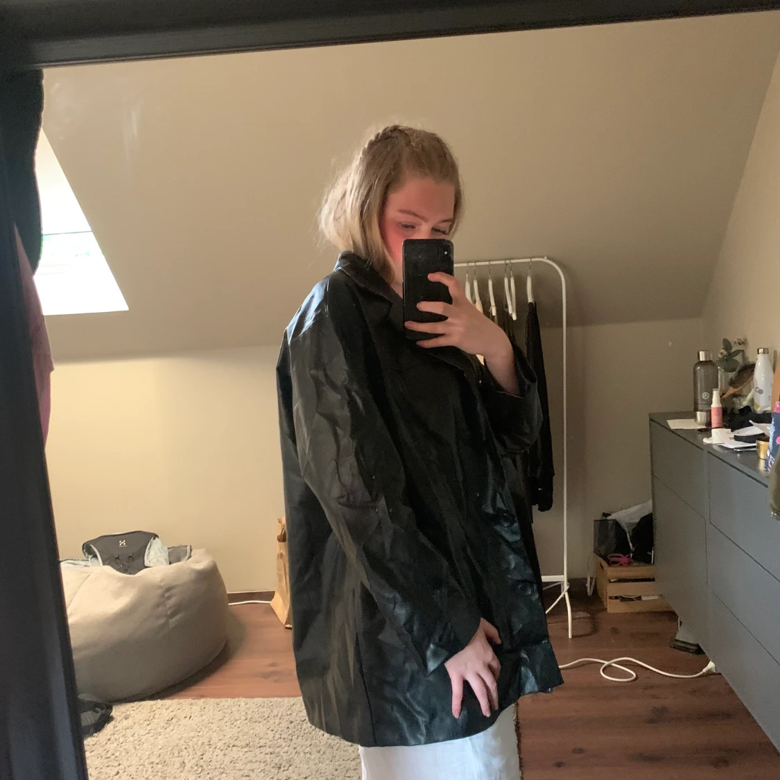 Skinnjacka oversized - 90