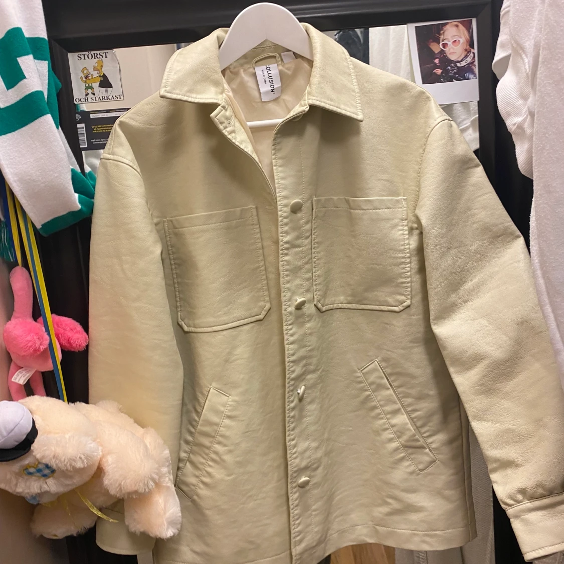 Creme vit jacka - 91