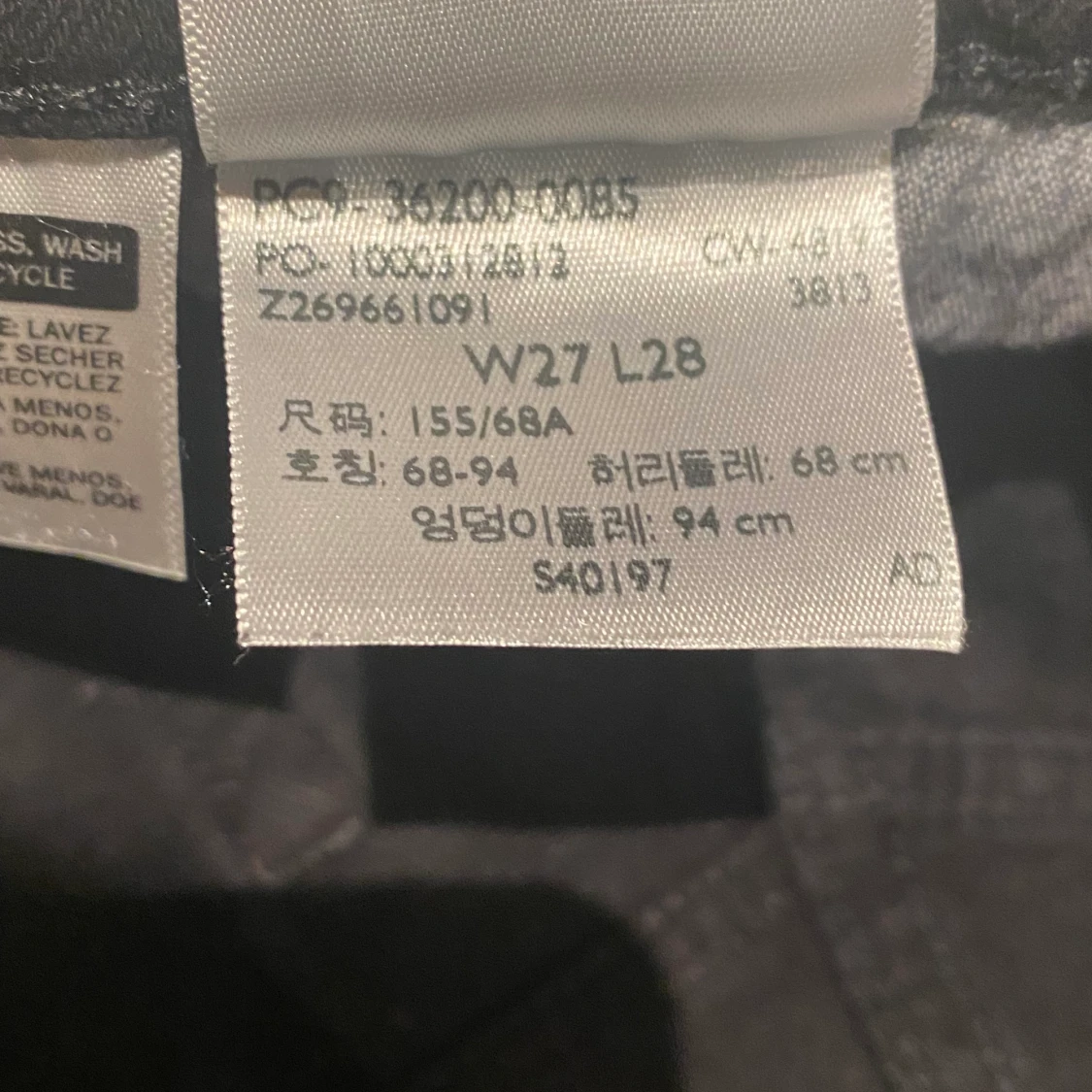 Ett par svarta Levi’s Jeans  - 91