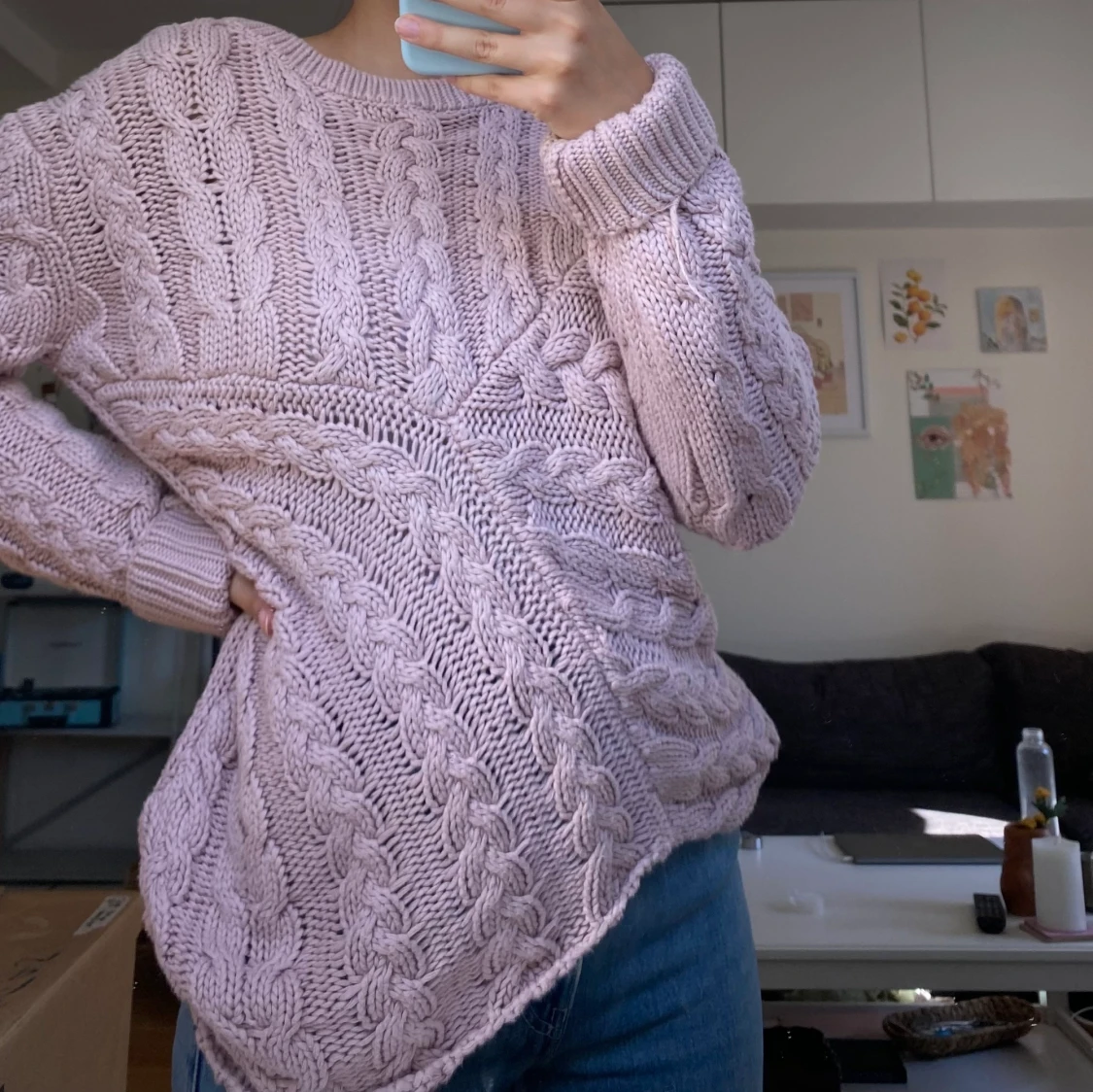 Stickad tröja  - 90