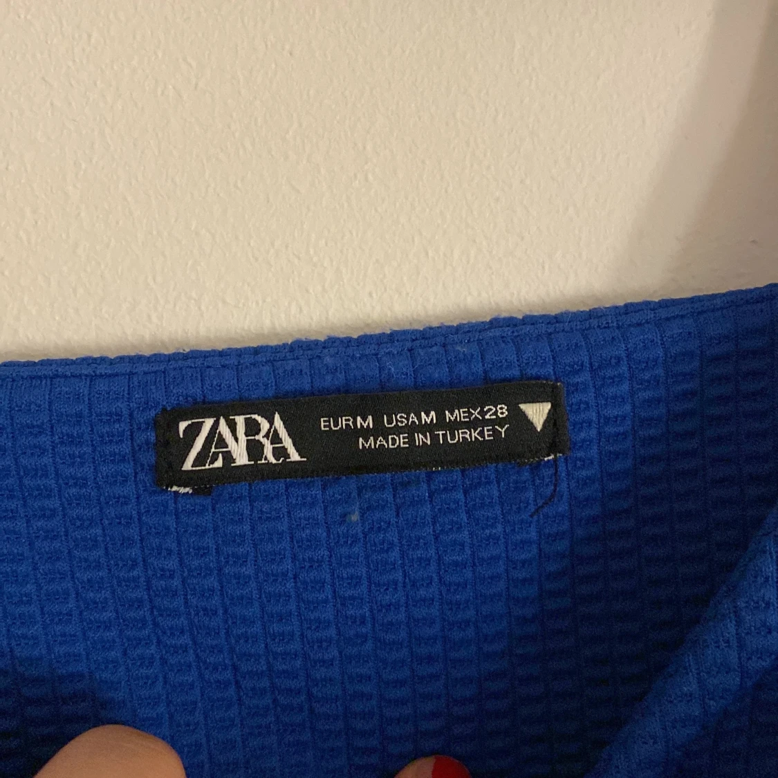 Blått linne Zara - 90