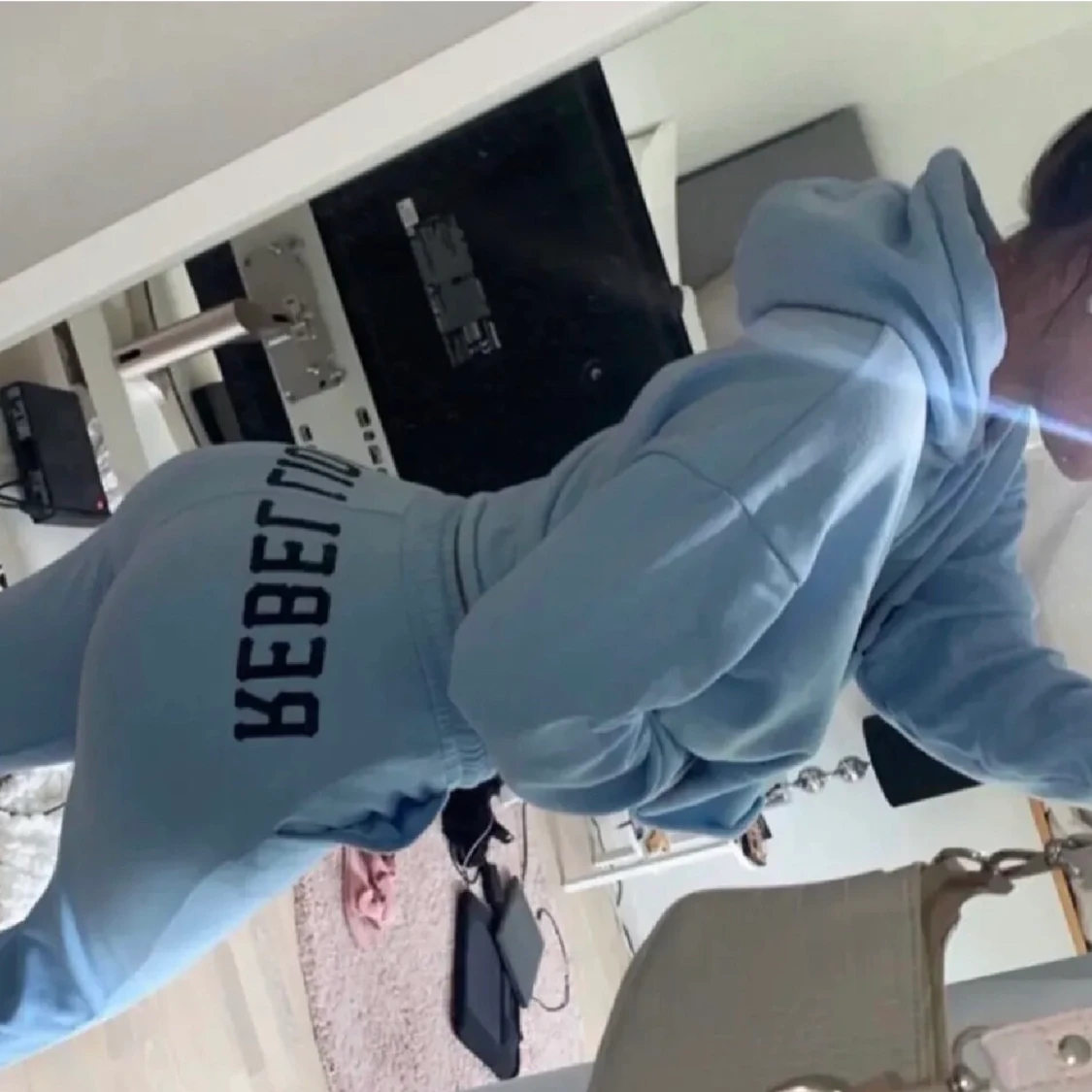 Blå Mjukisset💙🤍