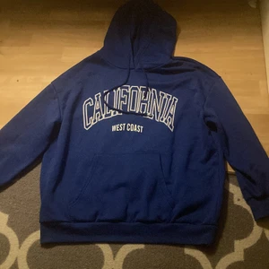Luvtröja  - Säljer en blå luvtröja från shein!⚡️💙