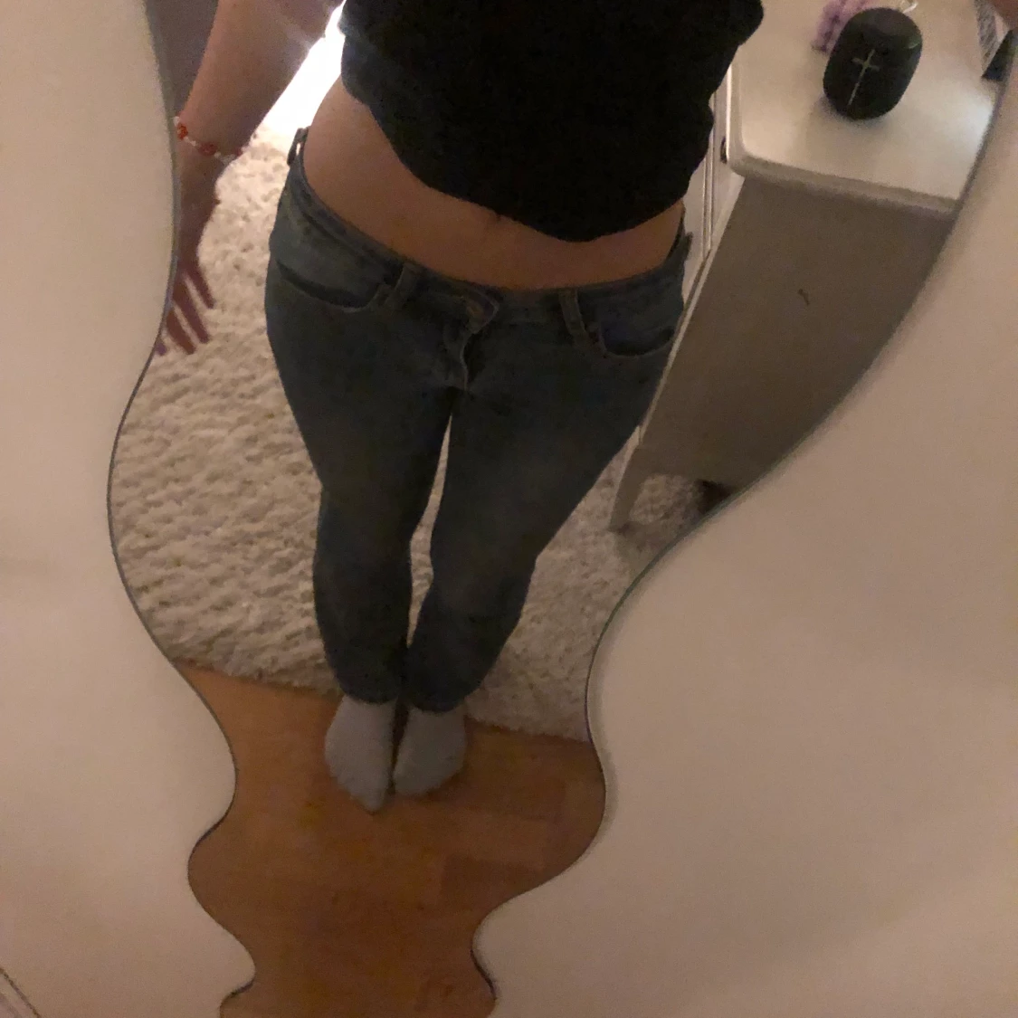 Lågmidjade jeans - 90