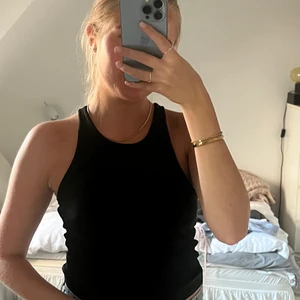 Ribbat linne - Basic svart ribbat linne från Gina, aldrig använt 🖤🖤