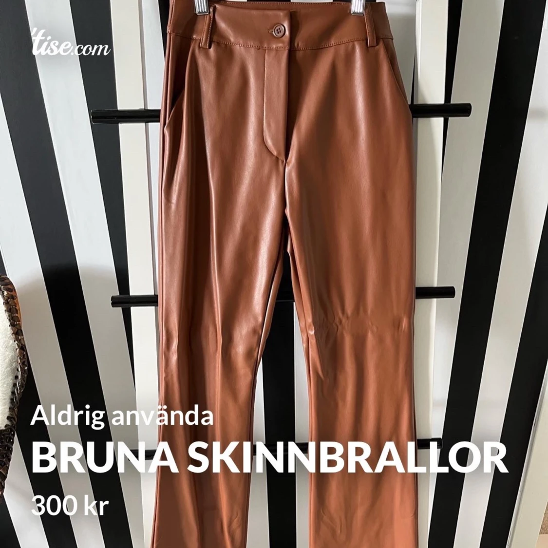 Bruna skinnbrallor 