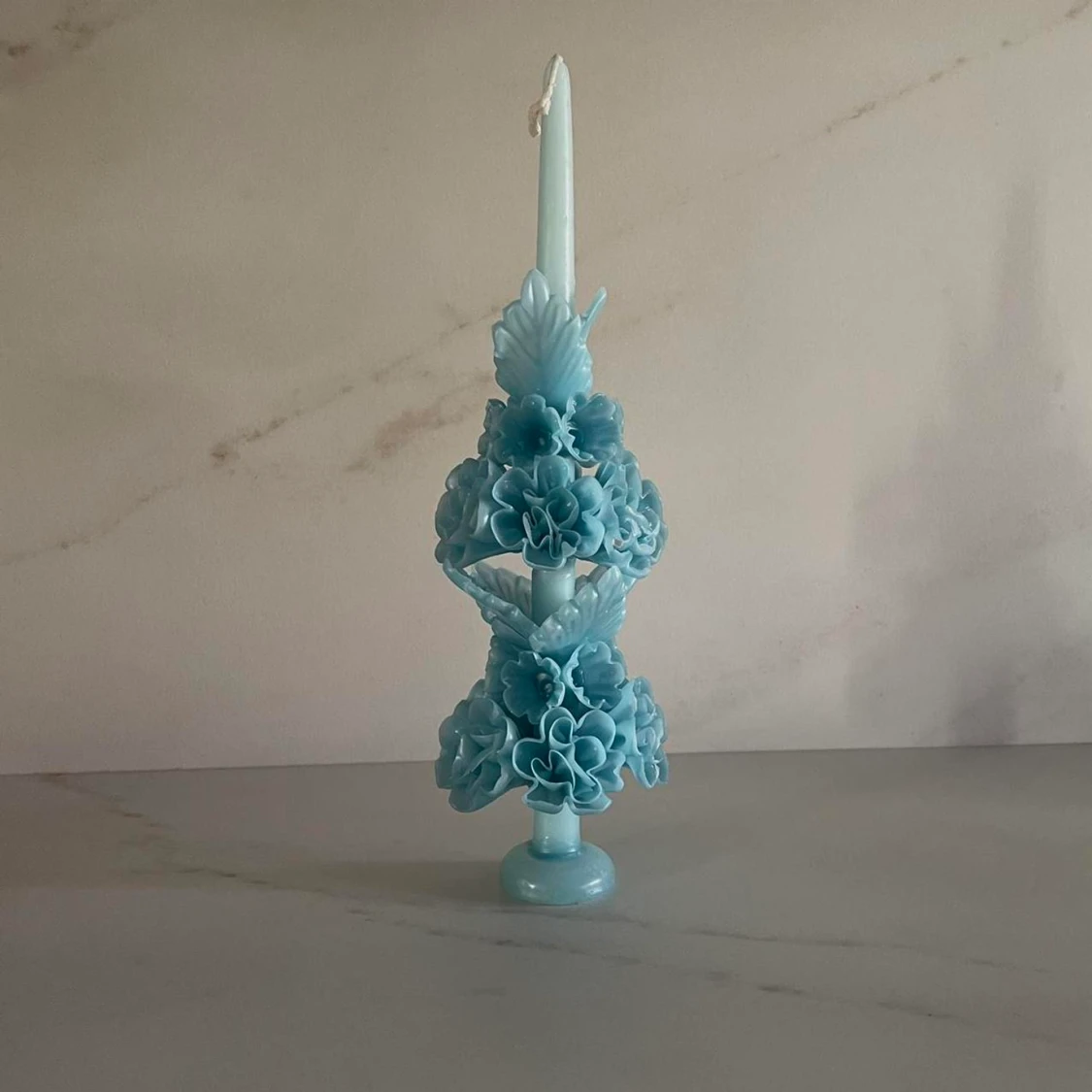 Artisanal Floral Banderilla Candle