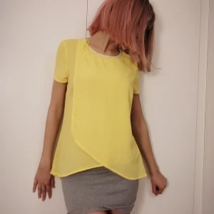 Yellow stylish blouse - Yello top with beautiful design 