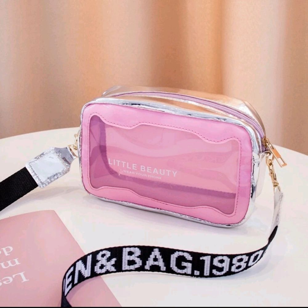 Rosa Mini Clear Letter Graphic Crossbody Bag Plick Second Hand