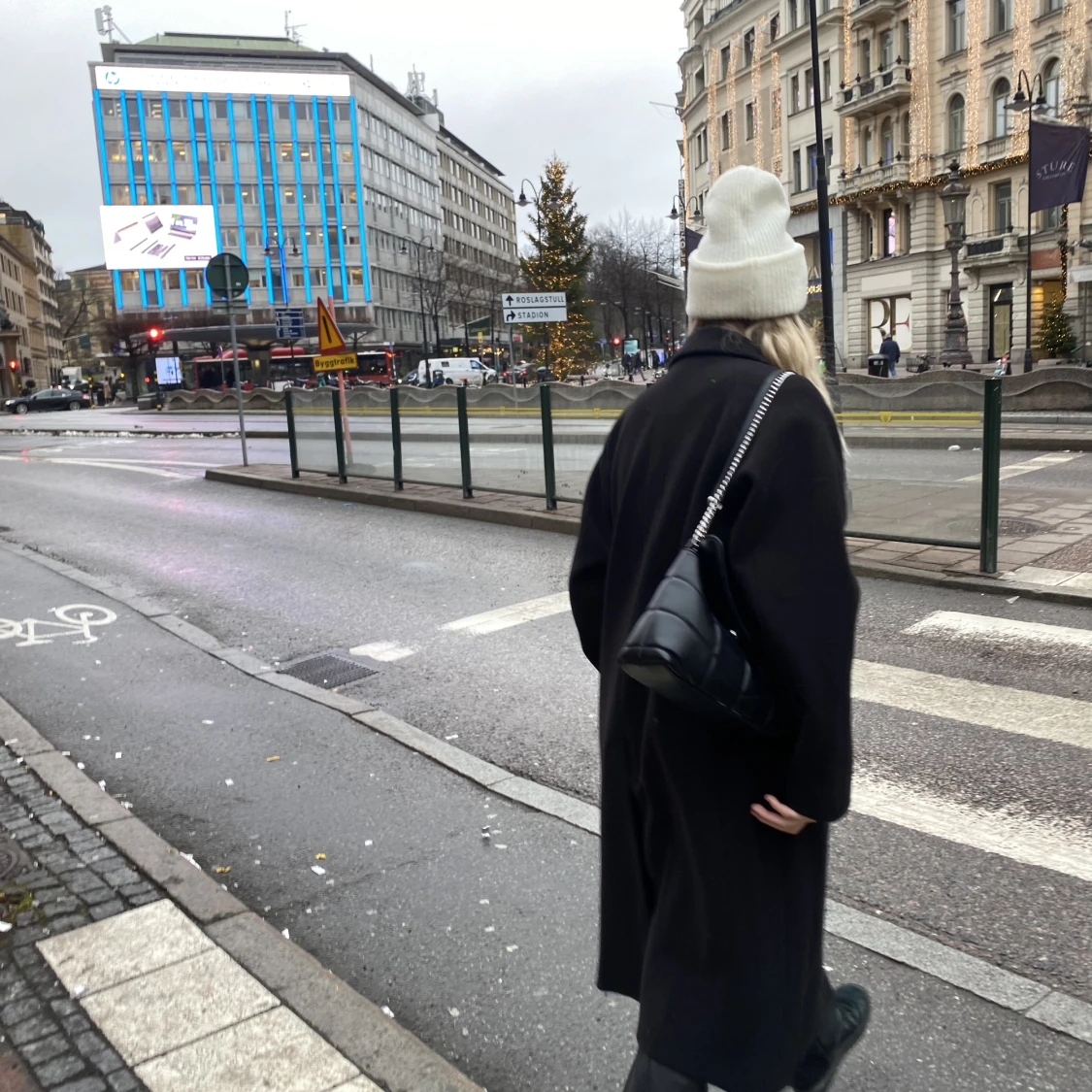 Jättefin kappa från H&m