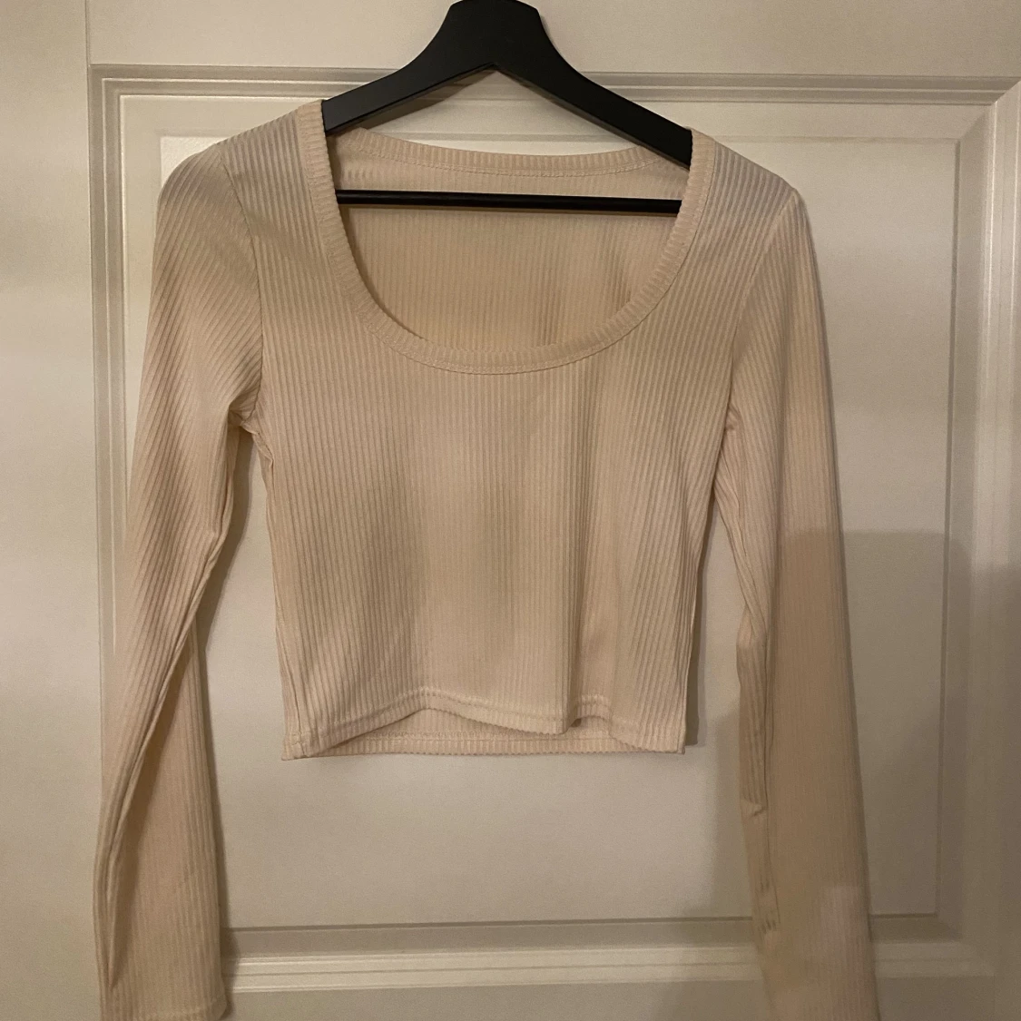 Croppad långärmad tröja - 91