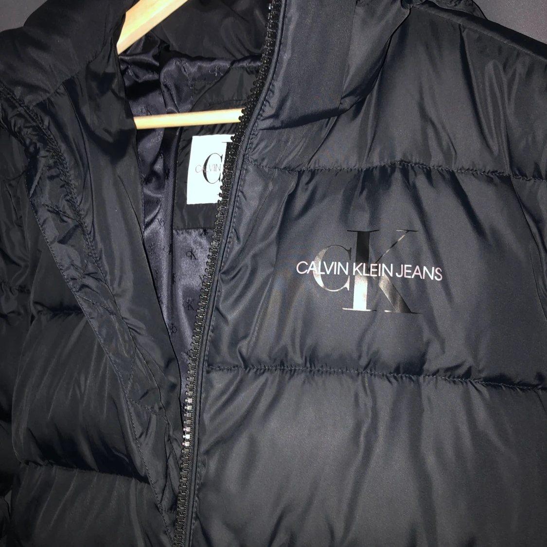 Calvin Klein svart vinterjacka