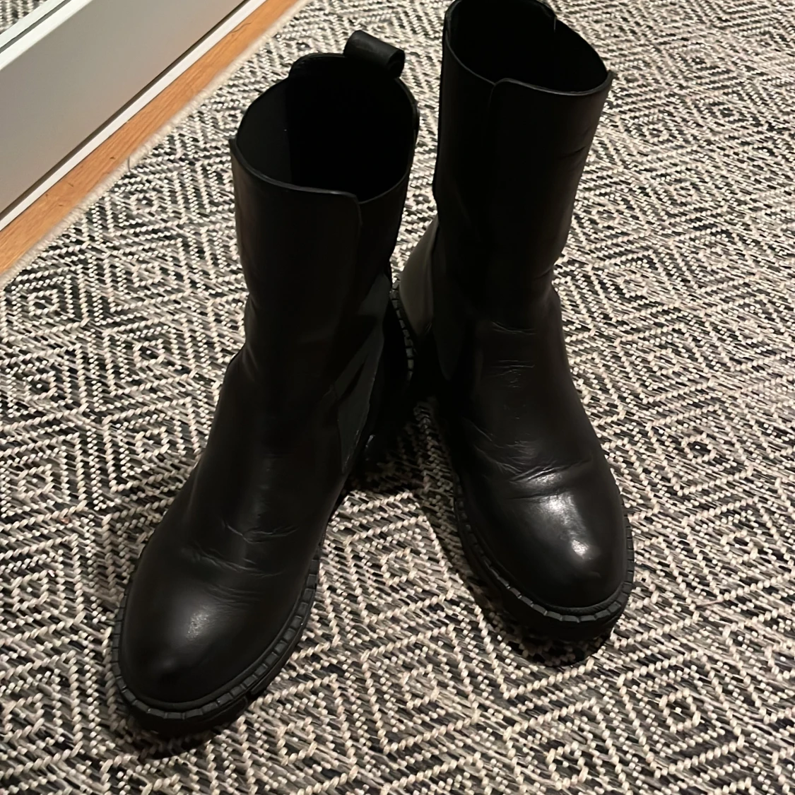 Chelse Ankelboots i läder stl 38 - 90