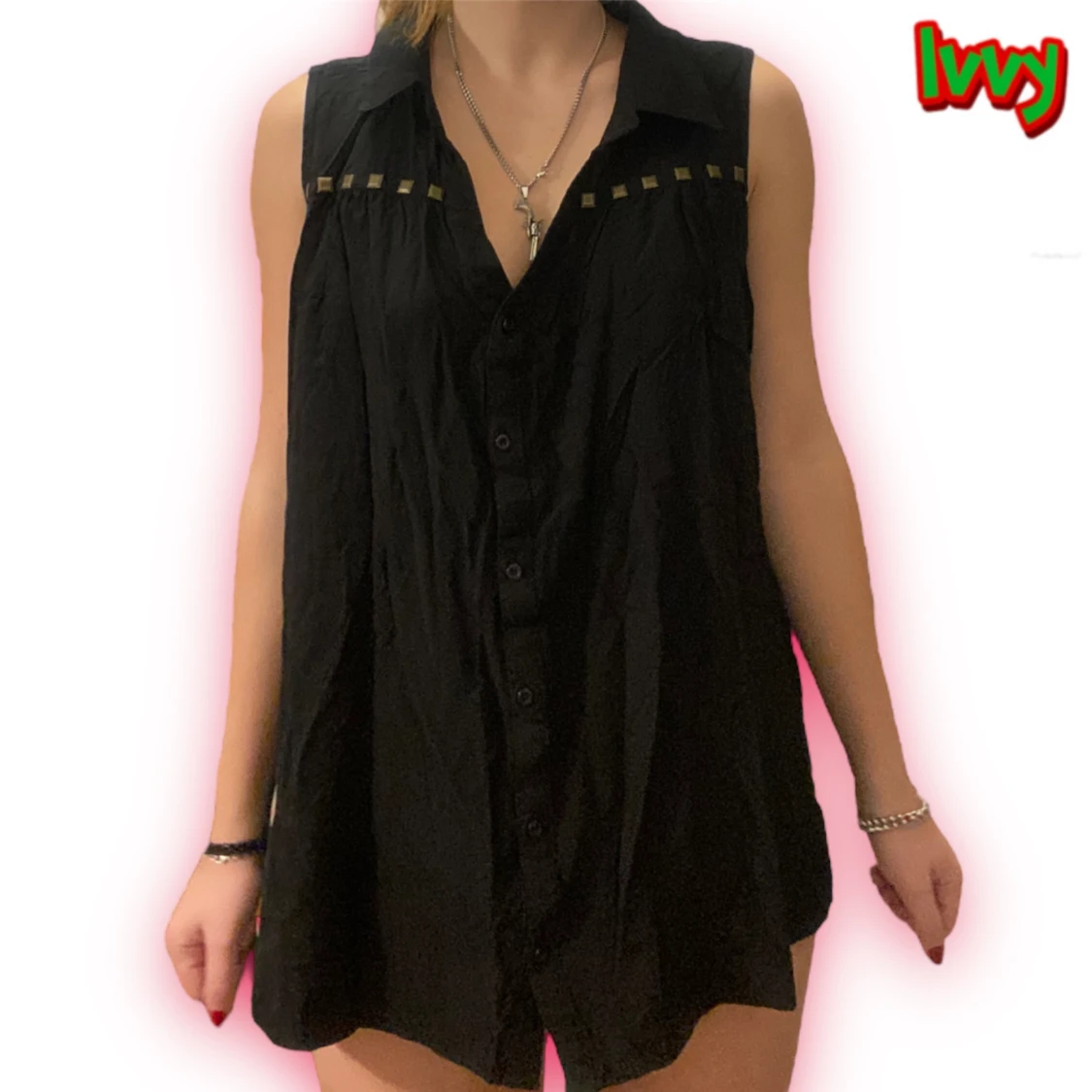 Svart trendig tröja 🖤🤎 - 90