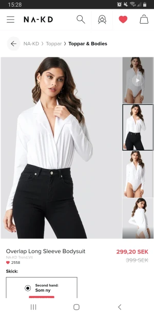 Nakd body - Nypris var 399kr, endasts max 2 ggr.  Inga defekter eller så.