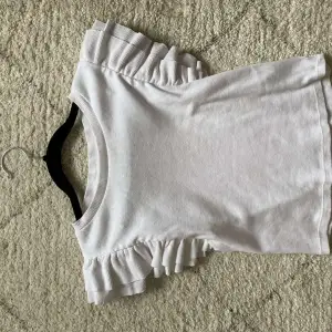 Snygg vit tröja från zara som aldirg är använd. Hör vad om du har några frågor eller funderingar💖 Storlek: M (liten i storleken) passar längd 160