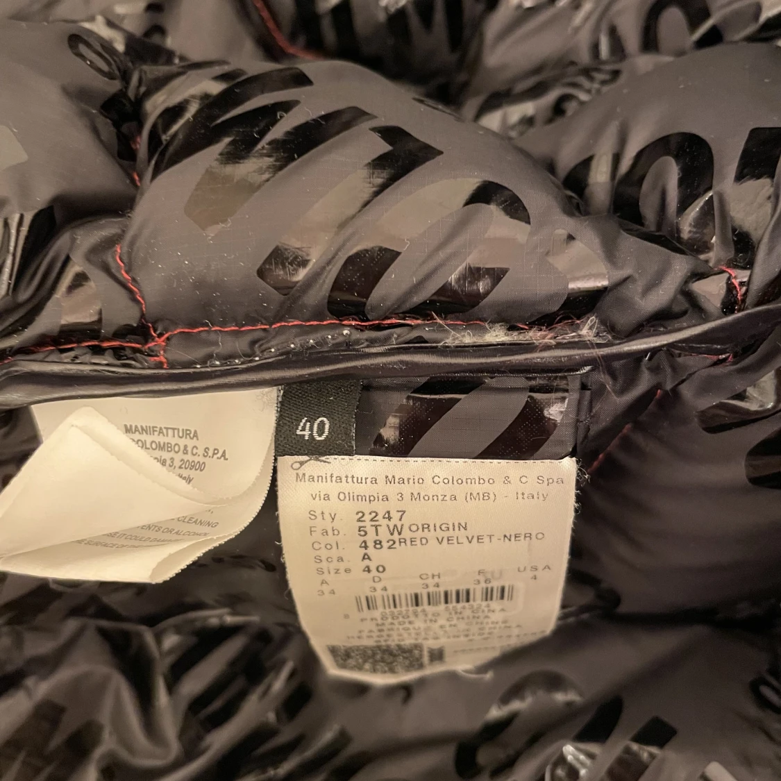 Röd colmar jacka - 91