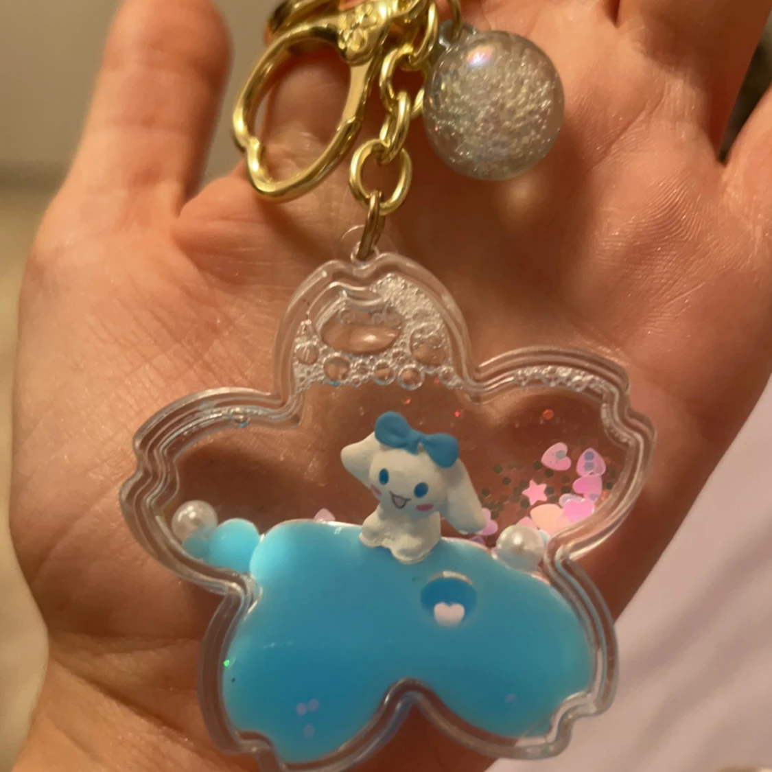 sakura cinnamoroll aqua nyckelring!  - 91