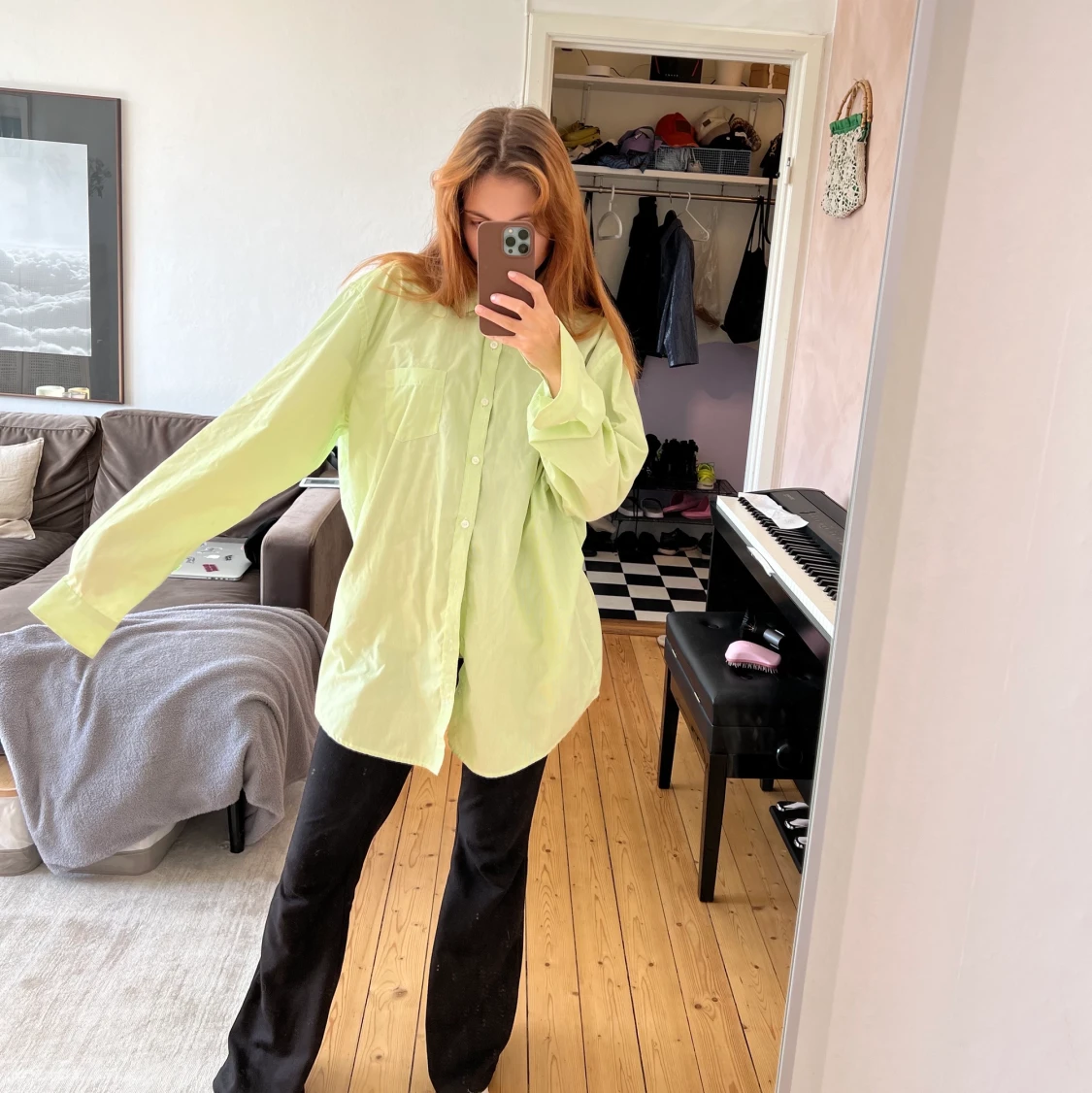 Oversized skjorta - 90