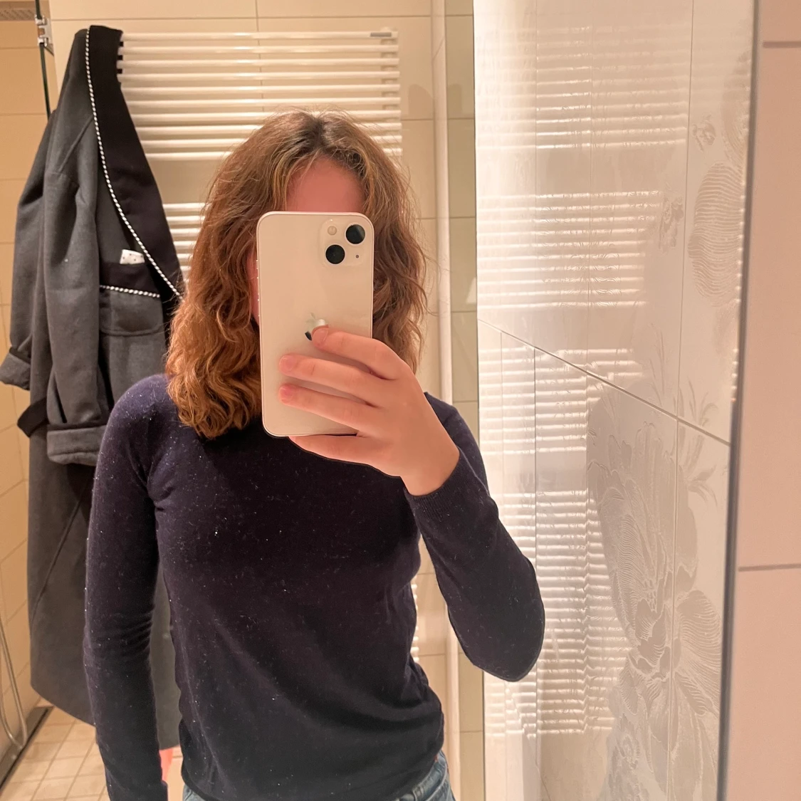 🌸Mörk blå glittrig tröja 🌸 - 90