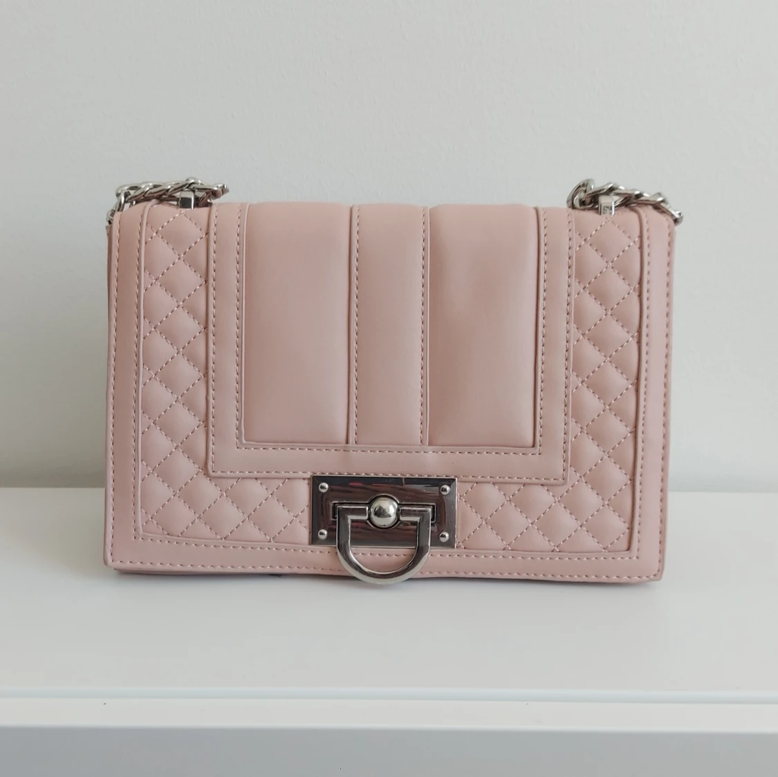 Rosa axelväska - 90