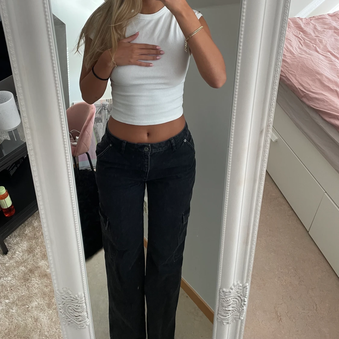 Lågmidjade jeans