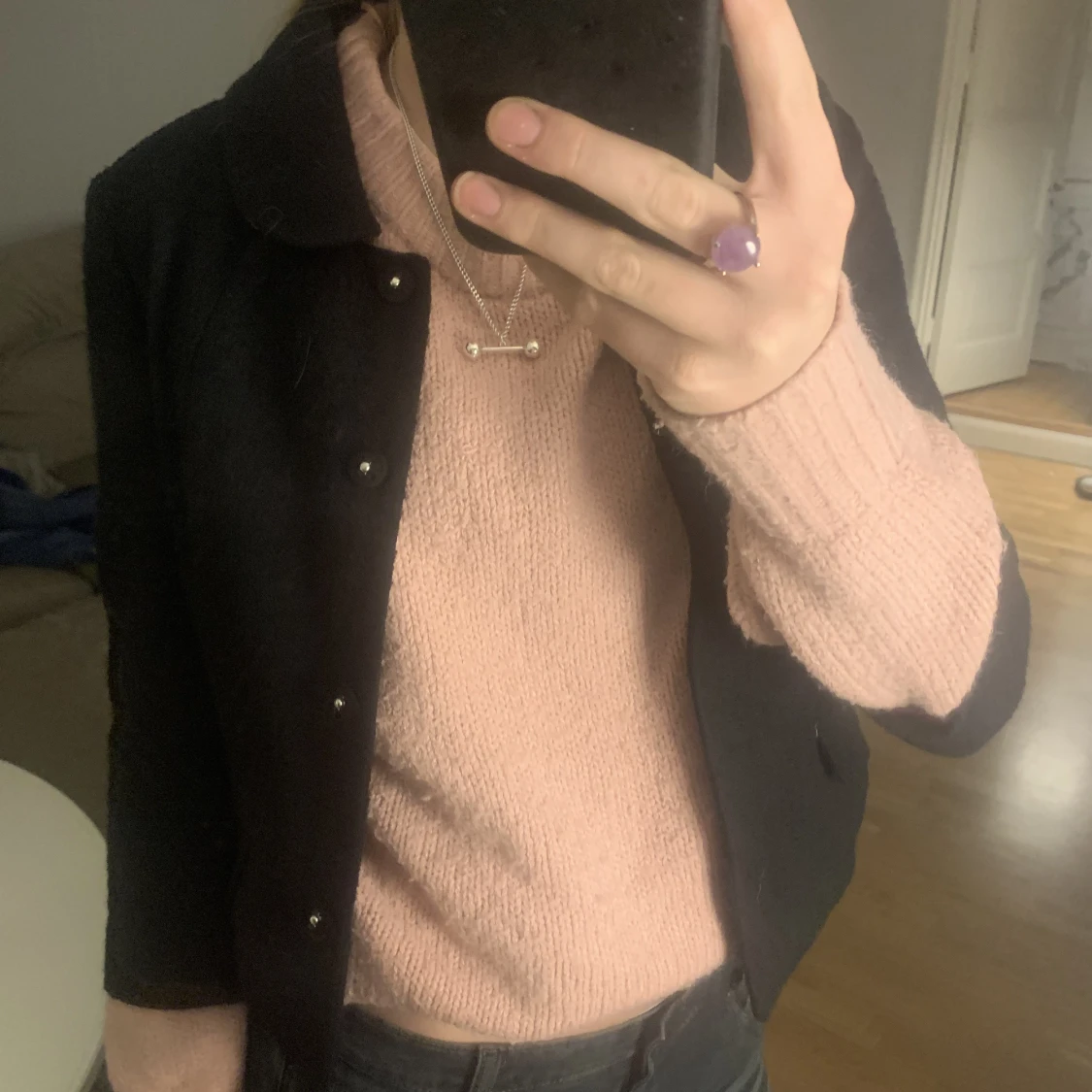 Trekvartsärmad jacka - 91