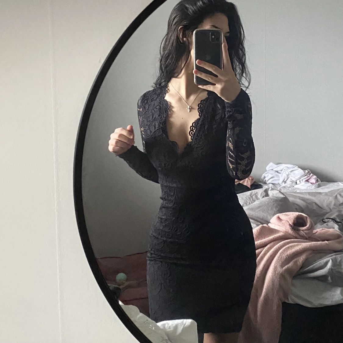 Svart kort klänning - 90