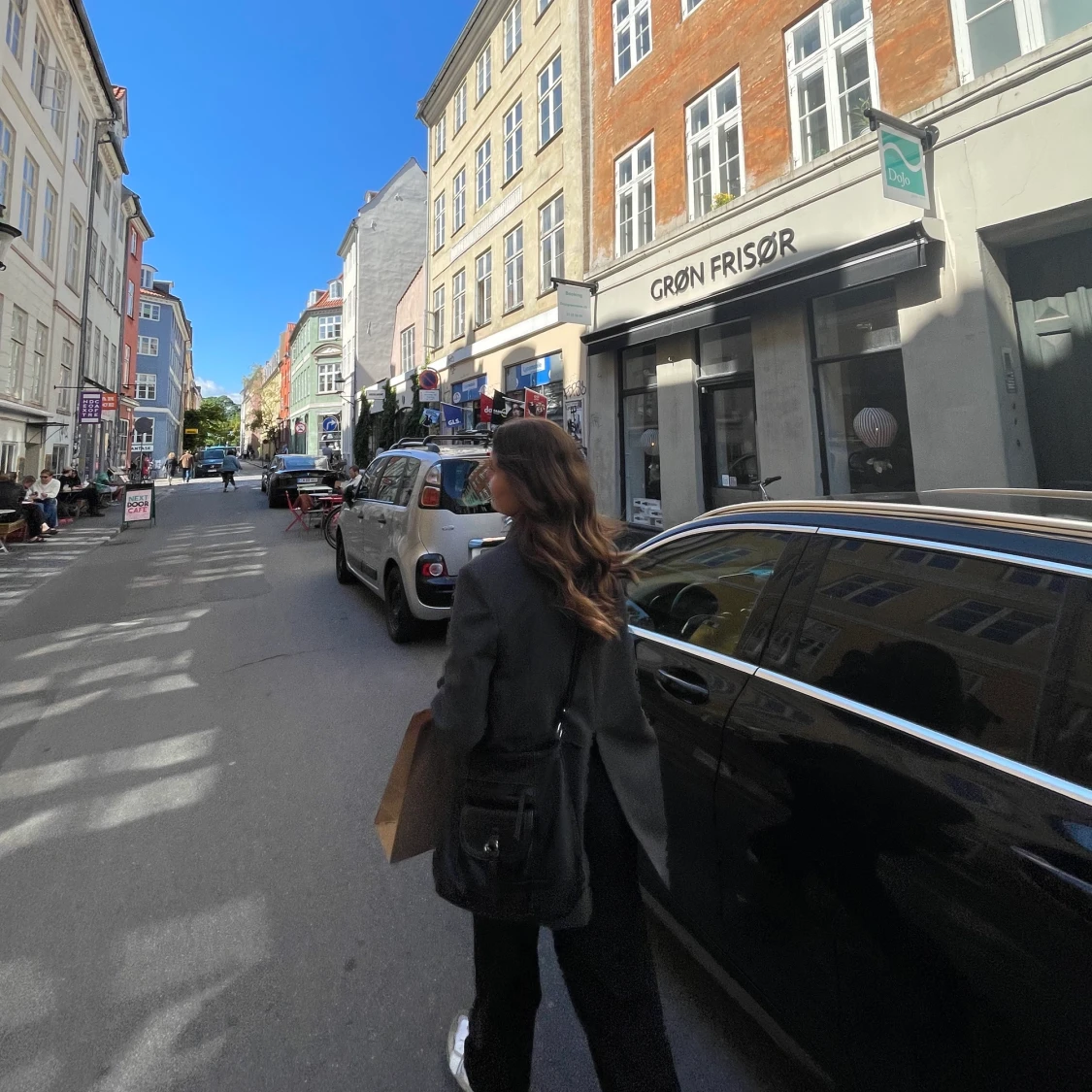 grå oversized blazer - 90